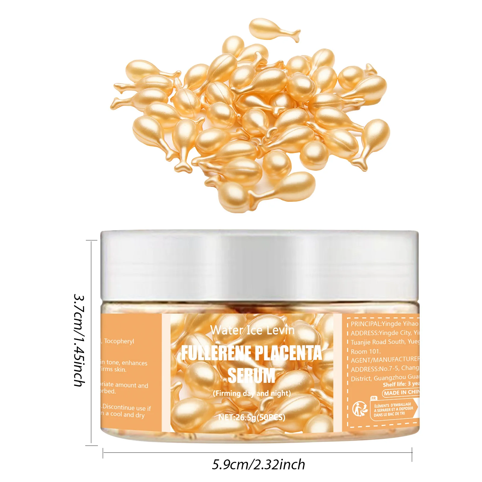 Collagen Face Care Capsules, Acne and Wrinkle Remover - 50Pcs - Image 11